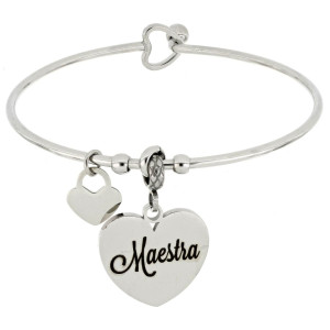 BRACCIALE "MAESTRA" IN ACCIAIO
