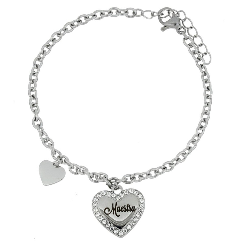 BRACCIALE "MAESTRA" IN ACCIAIO