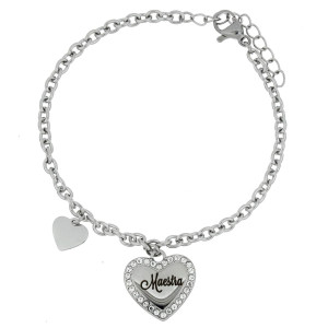 BRACCIALE "MAESTRA" IN ACCIAIO