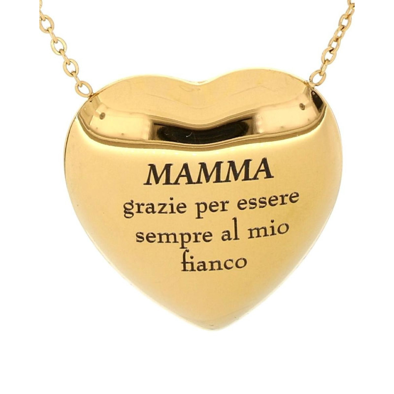 COLLANA "MAMMA" IN ACCIAIO
