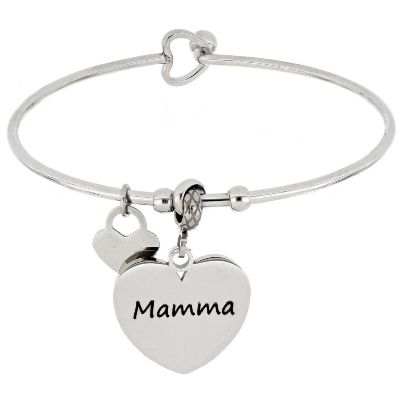 BRACCIALE "PENSIERO" IN ACCAIO