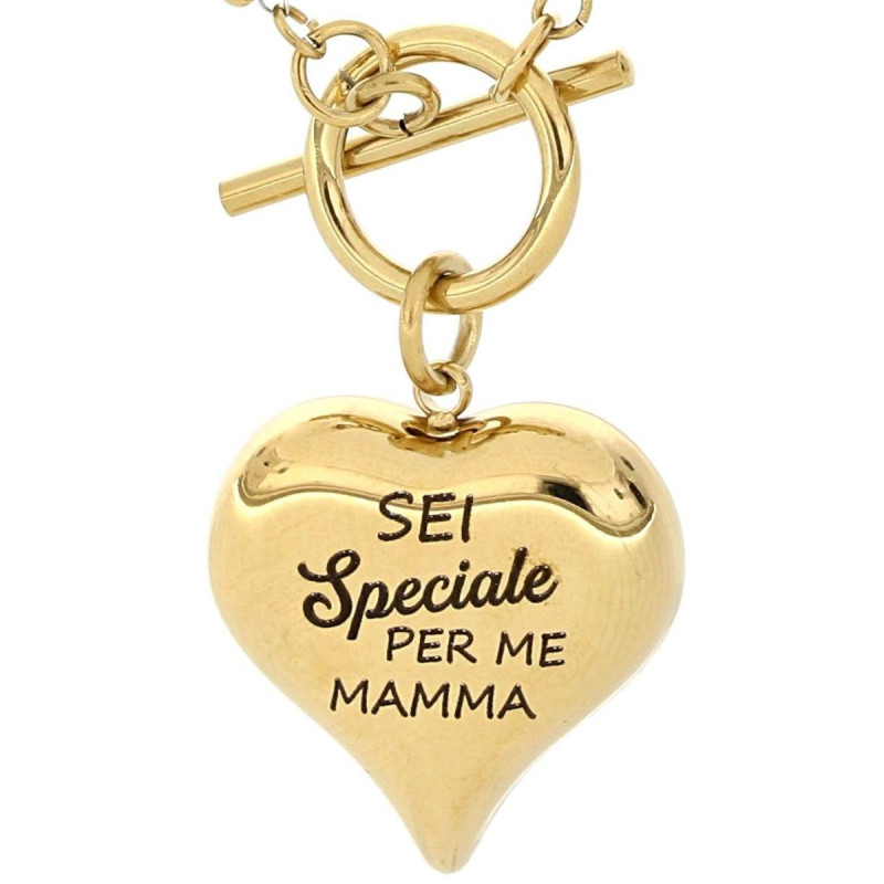 COLLANA "MAMMA" IN ACCIAIO