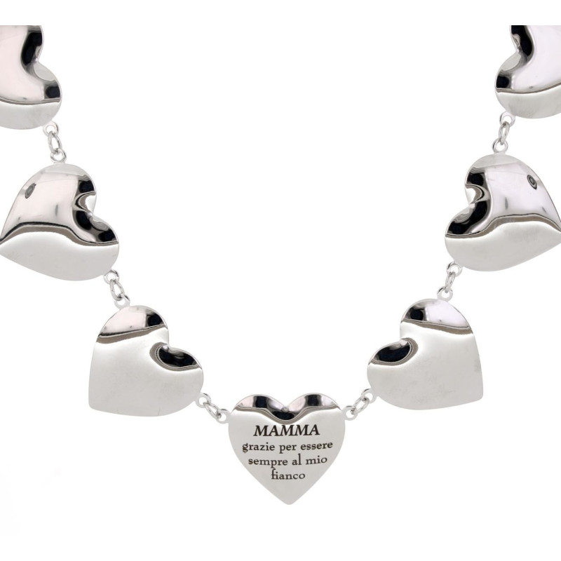 COLLANA "MAMMA" IN ACCIAIO