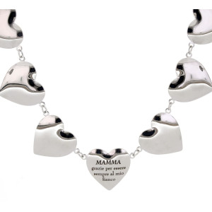 COLLANA "MAMMA" IN ACCIAIO