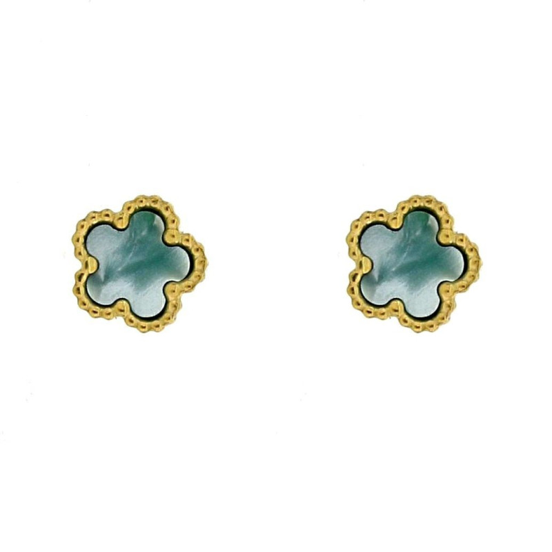 ORECCHINI CALLIOPE IN ACCIAIO FIORE MM 12