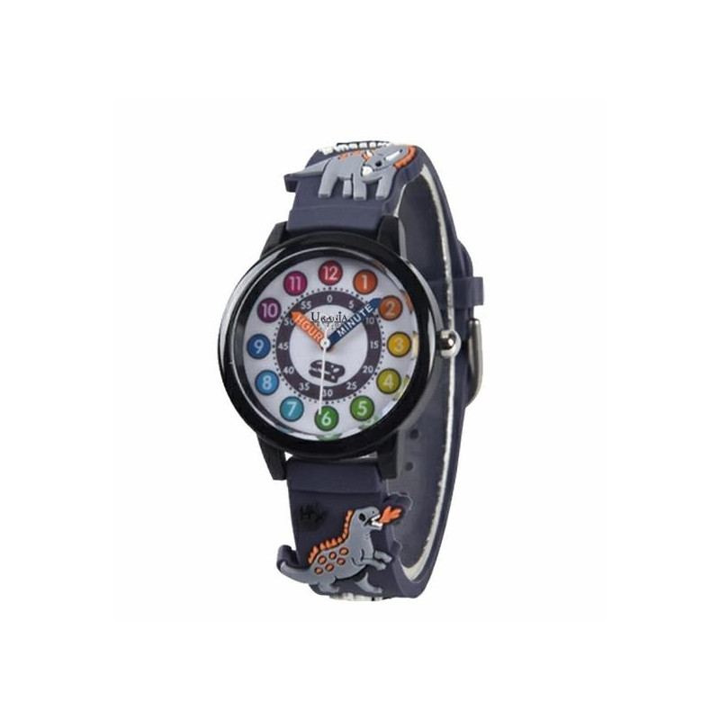 OROLOGIO BABY CINTURINO IN SILICONE E FONDELLO IN ACCIAIO