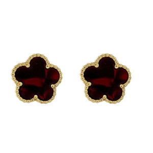 ORECCHINI CALLIOPE FIORE MM 12 IN ACCIAIO