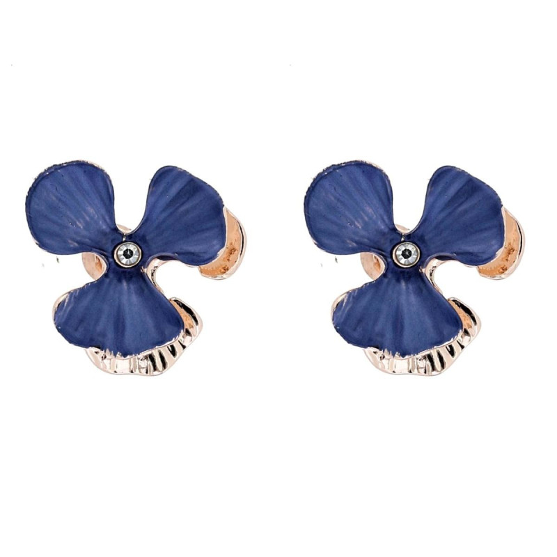 ORECCHINO ARMONIA FIORE MM 18 IN OTTONE