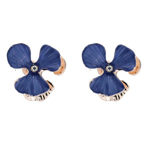 ORECCHINO ARMONIA FIORE MM 18 IN OTTONE