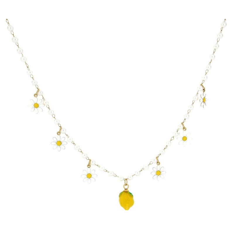 COLLANA "AMALFI" CM 40+4 IN ACCIAIO