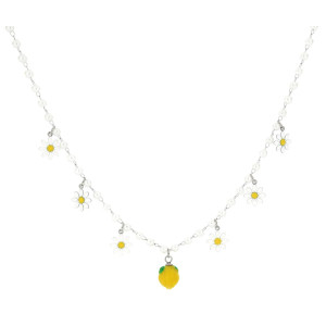 COLLANA "AMALFI" CM 40+4 IN ACCIAIO
