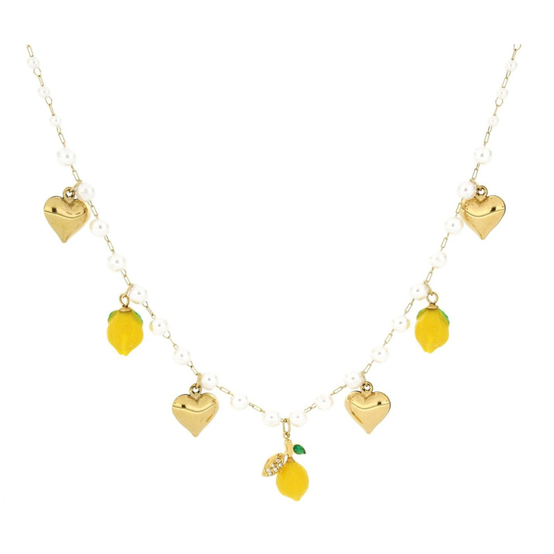 COLLANA "AMALFI" CM 40+4 IN ACCIAIO