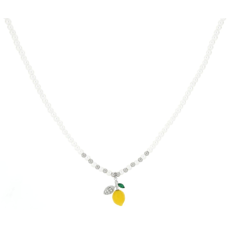 COLLANA "AMALFI" CM 40+4 IN ACCIAIO