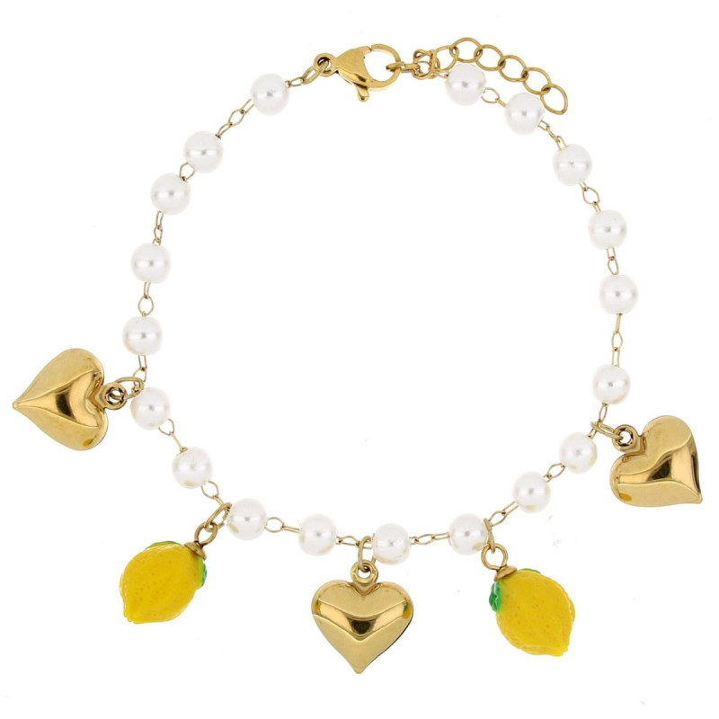 BRACCIALE "AMALFI" CM 17+3 IN ACCIAIO