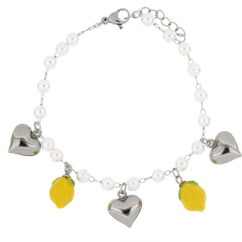 BRACCIALE "AMALFI" CM 17+3 IN ACCIAIO