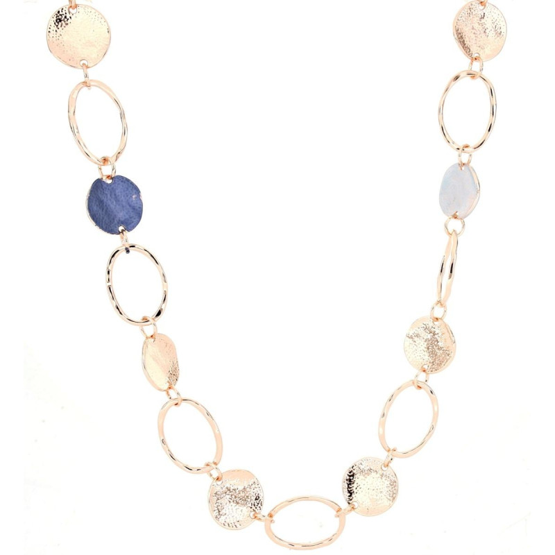 COLLANA ARMONIA CM 43+5 IN OTTONE