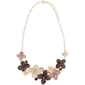 COLLANA ARMONIA CM 43+6 IN OTTONE