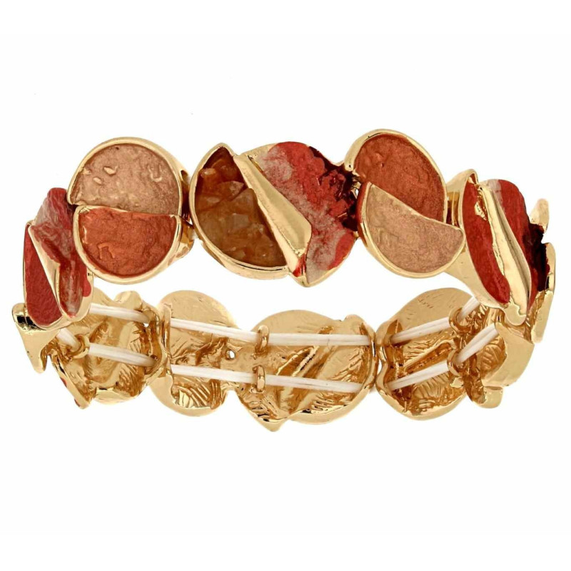 BRACCIALE MM 27 ARMONIA IN OTTONE