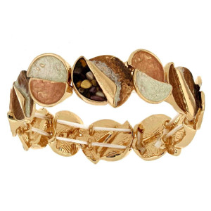 BRACCIALE MM 27 ARMONIA IN OTTONE