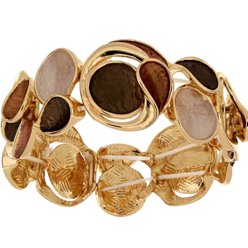 BRACCIALE MM 25 ARMONIA IN OTTONE