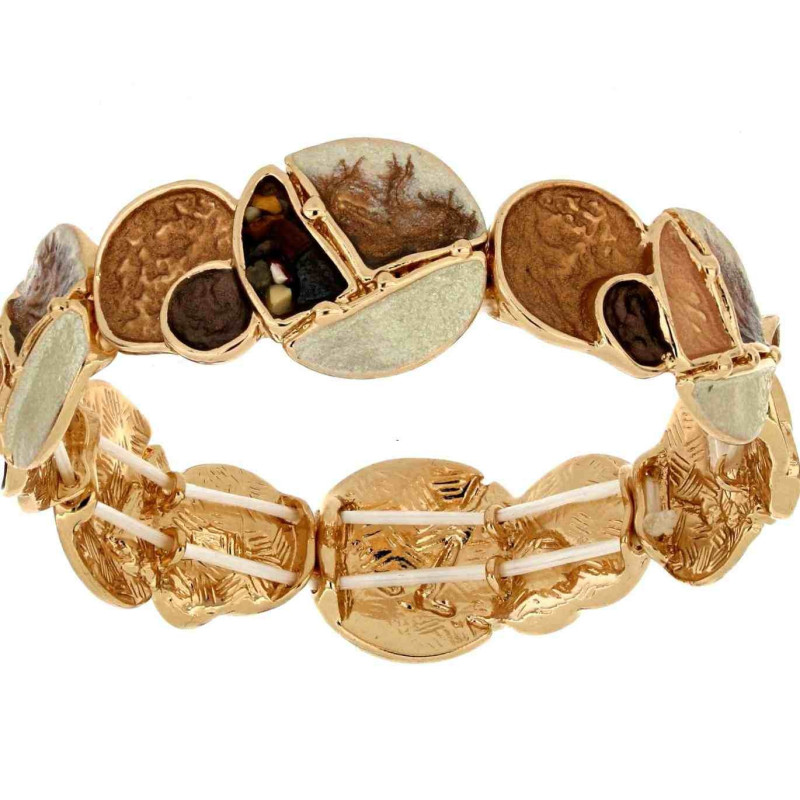 BRACCIALE MM 21 ARMONIA IN OTTONE
