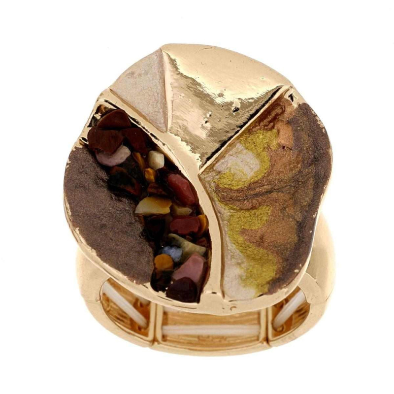 ANELLO MM 26 ARMONIA IN OTTONE
