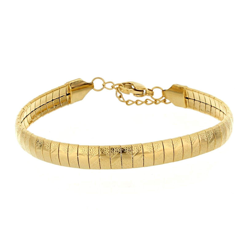 COLLANA "REA" CM 16+3 E MM 6 IN ACCIAIO