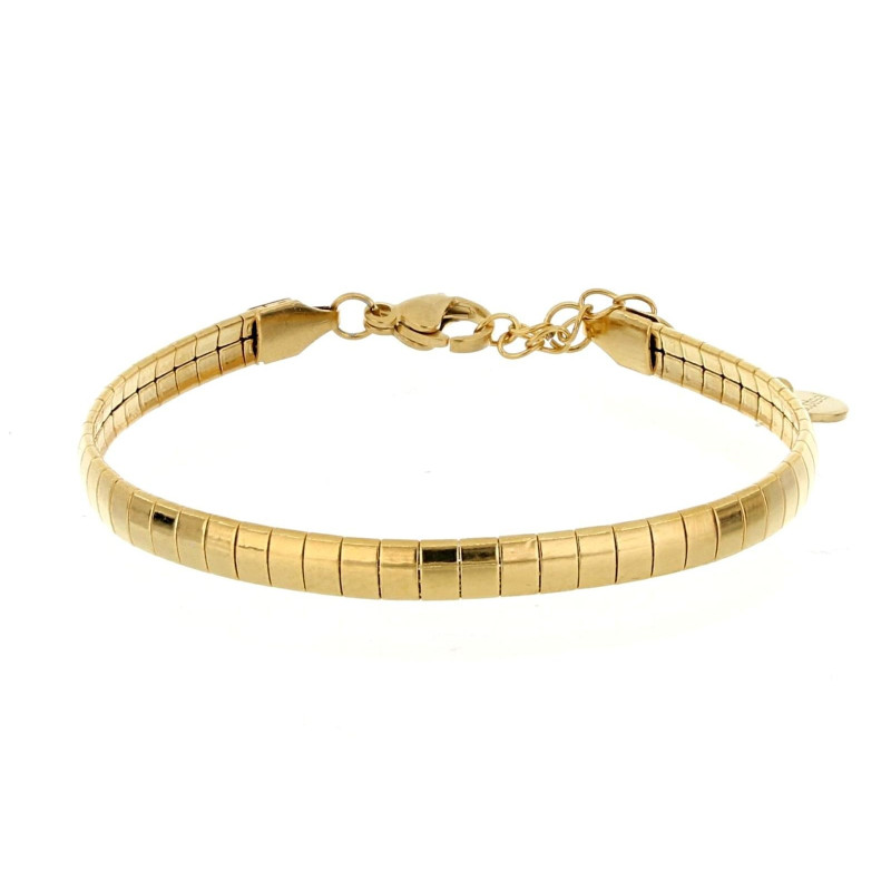 COLLANA "REA" CM 16+3 E MM 4 IN ACCIAIO