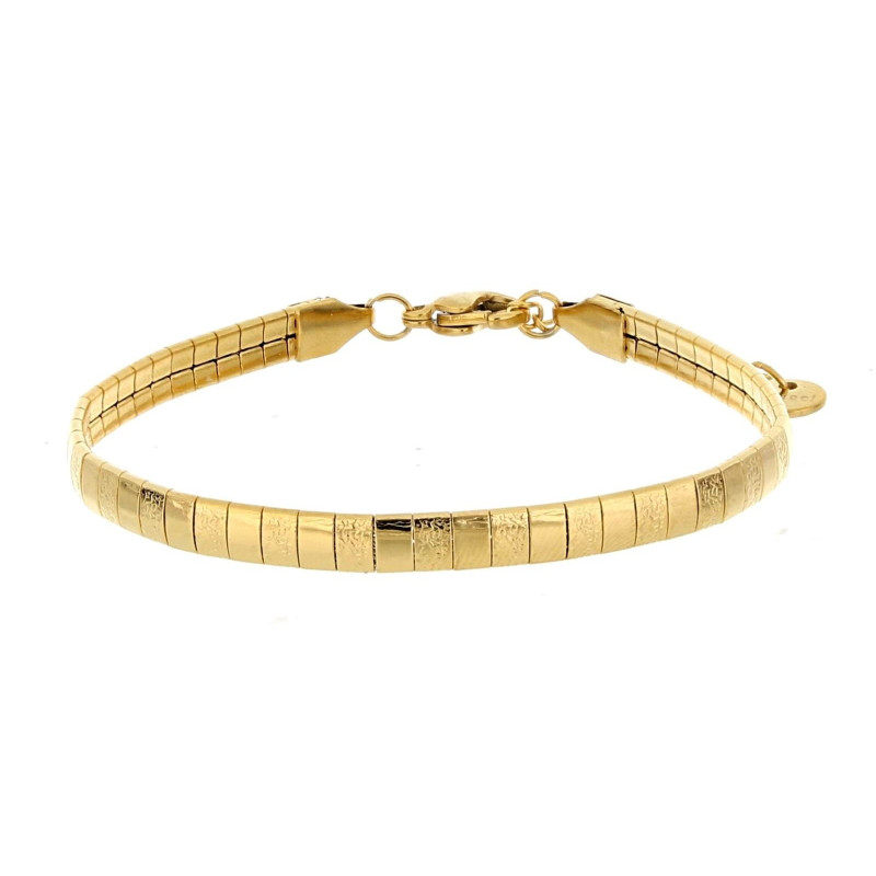 COLLANA "REA" CM 16+3 E MM 4 IN ACCIAIO