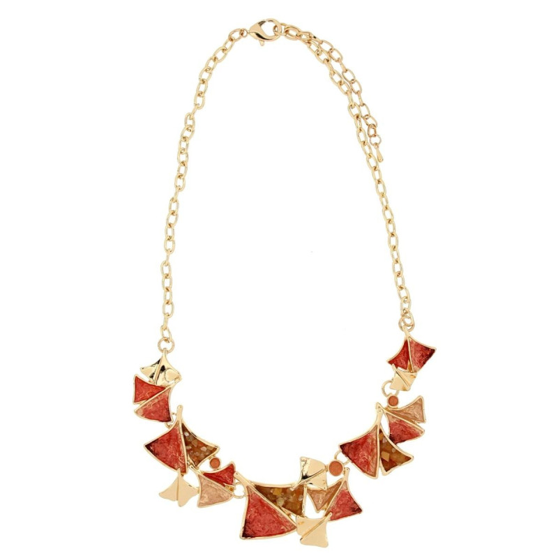 COLLANA ARMONIA CM 41+5 IN OTTONE