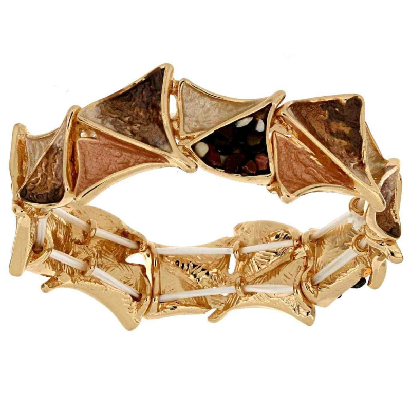 BRACCIALE MM 19 ARMONIA IN OTTONE