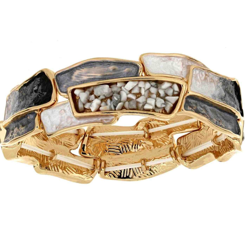 BRACCIALE MM 20 ARMONIA IN OTTONE
