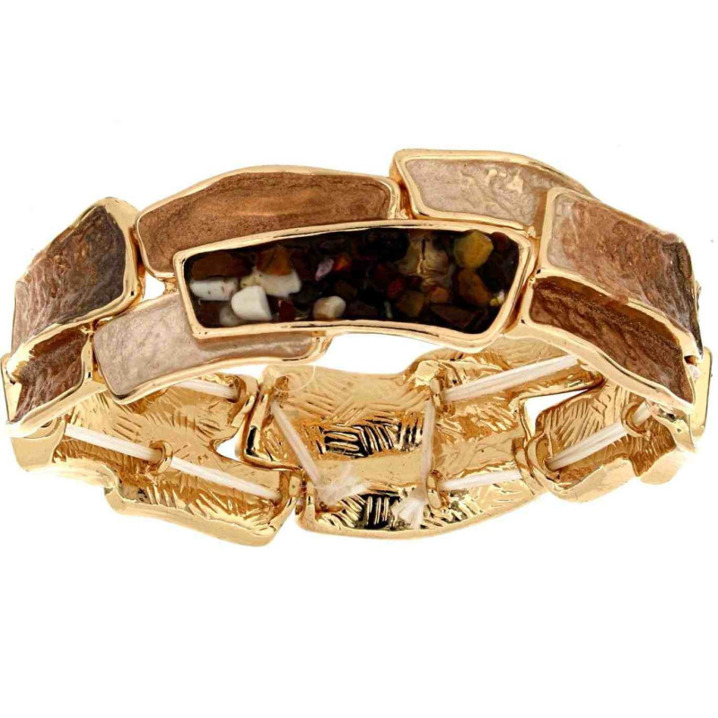 BRACCIALE MM 20 ARMONIA IN OTTONE