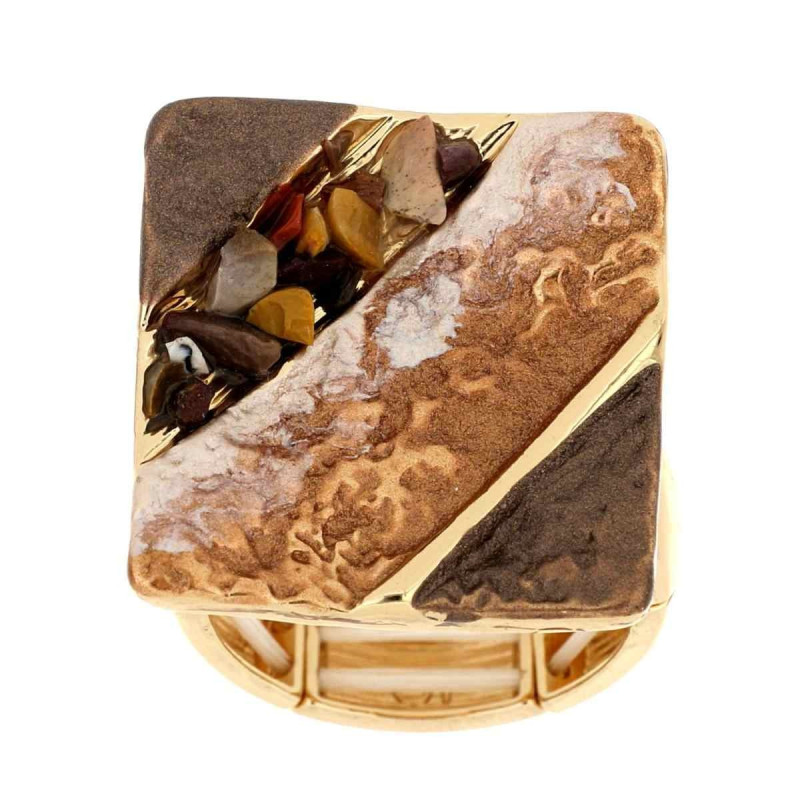ANELLO MM 26 ARMONIA IN OTTONE