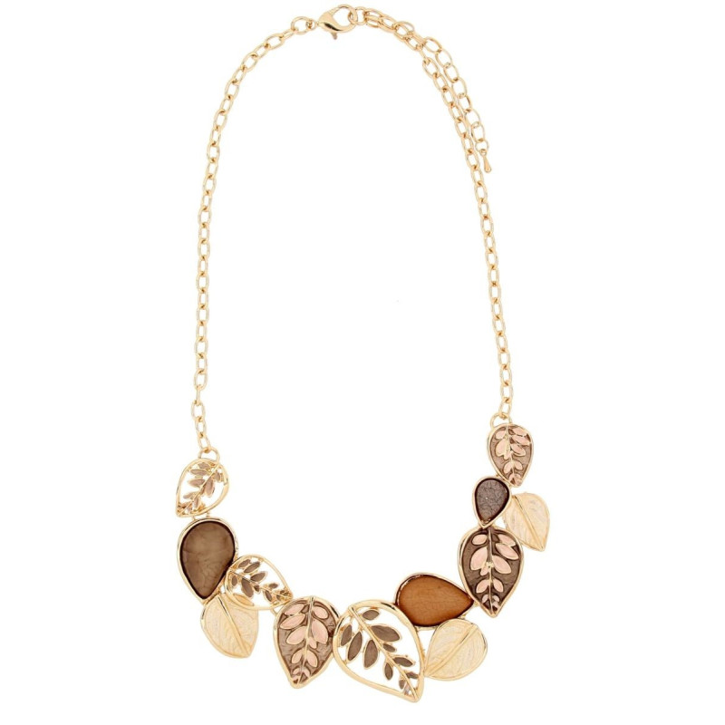 COLLANA ARMONIA CM 43+5 IN OTTONE