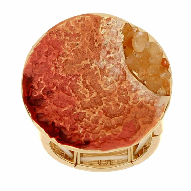 ANELLO MM 29 ARMONIA IN OTTONE