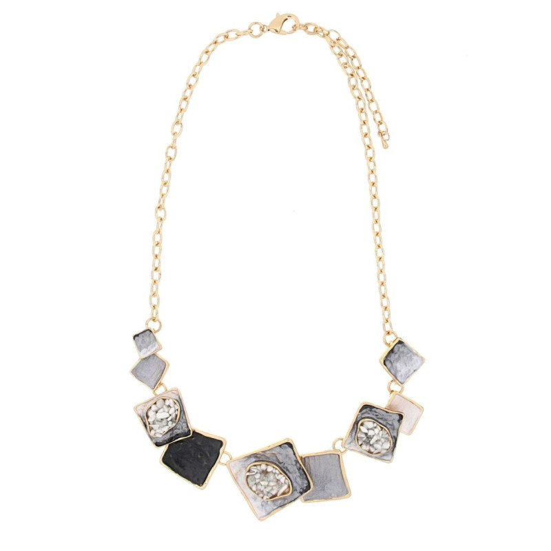 COLLANA ARMONIA CM 42+5 IN OTTONE