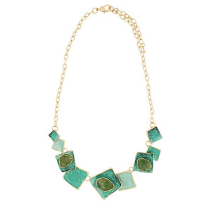 COLLANA ARMONIA CM 42+5 IN OTTONE
