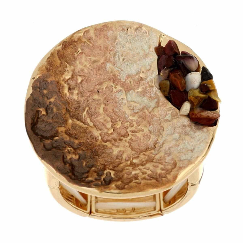 ANELLO MM 29 ARMONIA IN OTTONE