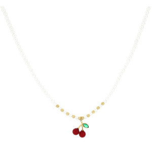 COLLANA CM 40+5 CHERRY IN ACCIAIO