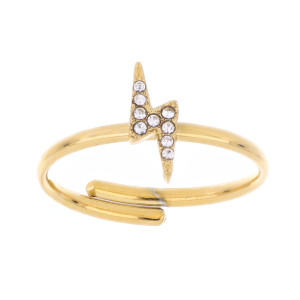 ANELLO "ADANA" FULMINE MM 10 IN ACCIAIO