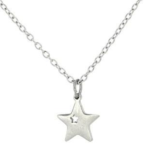 COLLANA ADANA CON STELLA IN ACCIAIO