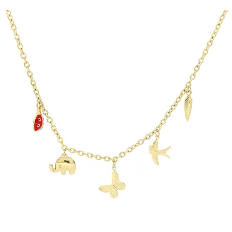 COLLANA CM 41+5 ERA IN ACCIAIO MM 15