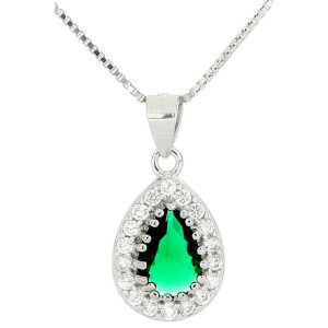 PENDENTE DUBAI MM 12 IN ARGENTO 925
