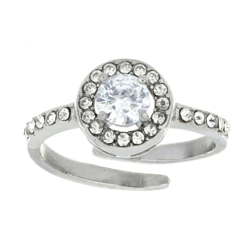 ANELLO MINERVA IN ACCIAIO