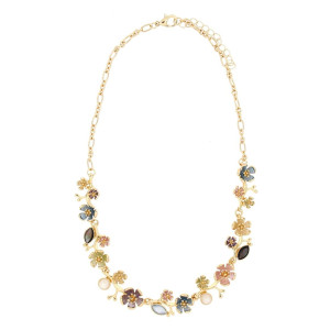 COLLANA ARMONIA CM 45+5 IN OTTONE