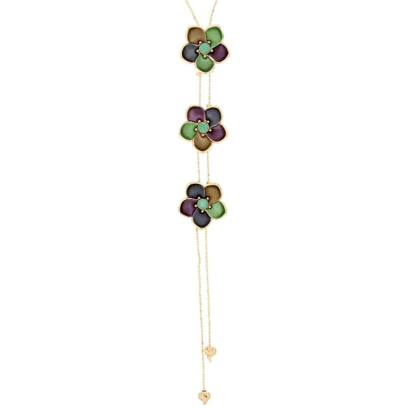 COLLANA ARMONIA CM 78 IN OTTONE