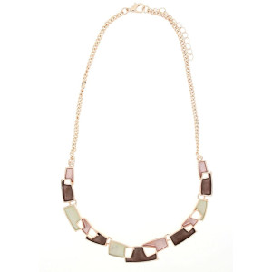 COLLANA ARMONIA CM 45+5 IN OTTONE