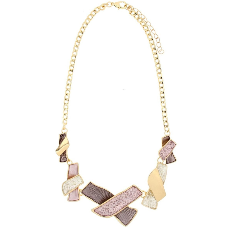 COLLANA ARMONIA CM 45+5 IN OTTONE