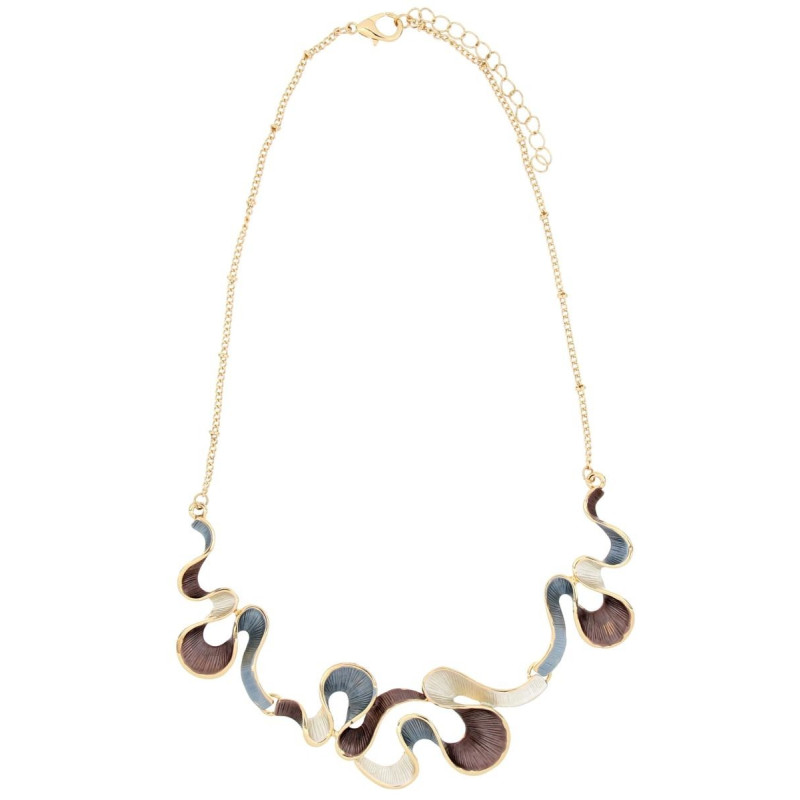 COLLANA ARMONIA CM 45+5 IN OTTONE